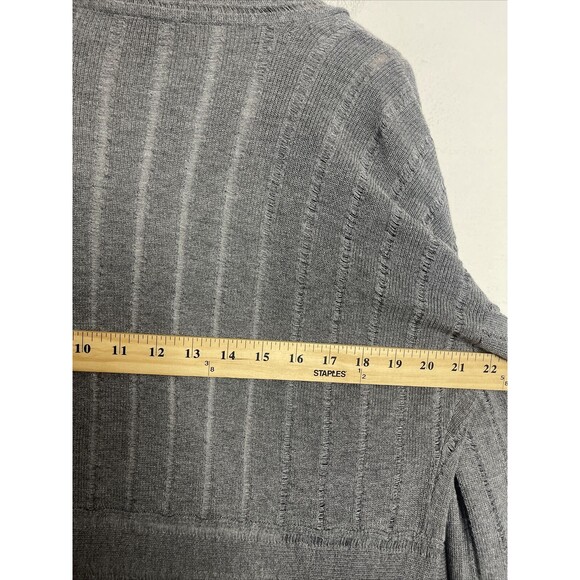 Eileen Fisher Women’s Cardigan Sweater Open Front Draping Viscose Blend Sz Large - Picture 7 of 9